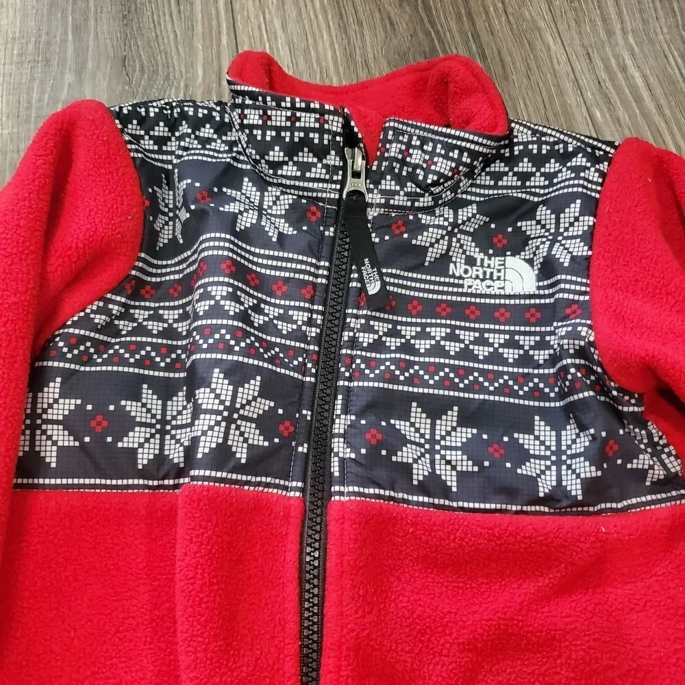 Baby The North Face Jacket Size 18-24M Red Fleece Jacket